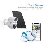Wireless Solar-Powered 1080P Outdoor Security Camera