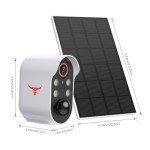 Wireless Solar-Powered 1080P Outdoor Security Camera