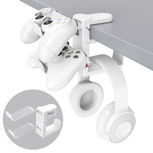 Rotatable 3-in-1 Headset and Controller Holder