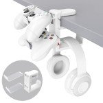 Rotatable 3-in-1 Headset and Controller Holder