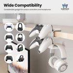 Rotatable 3-in-1 Headset and Controller Holder