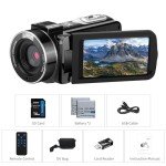 ORDRO B320 1080P Camcorder with Night Vision