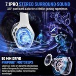 Tatybo Wireless Gaming Headsets with Surround Sound