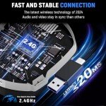 Tatybo Wireless Gaming Headsets with Surround Sound
