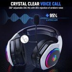 Tatybo Wireless Gaming Headsets with Surround Sound