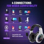 Tatybo Wireless Gaming Headsets with Surround Sound