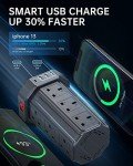 12-Socket Tower Extension Lead with 4 USB Ports