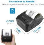 NETUM Portable Bluetooth Thermal Printer for POS