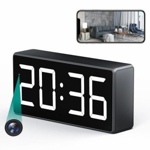 4K HD WiFi Hidden Spy Camera Clock