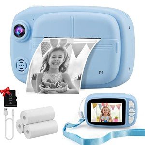 Misilmp Instant Digital Camera for Kids - Blue