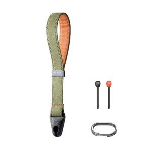 Adjustable Quick Release Camera Wrist Strap - Grass Green