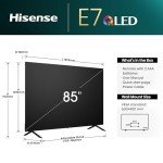Hisense 85" 4K QLED Smart TV - 2024 Model