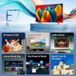 Hisense 85" 4K QLED Smart TV - 2024 Model