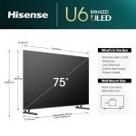 Hisense 75-Inch 4K Mini-LED Smart TV 2024