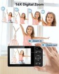 64GB Kids Digital Camera with 16X Zoom