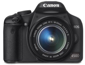 Canon EOS 450D Digital Camera, 12.2MP, Black