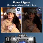 NBD 4K Digital Camera with 48MP & WiFi