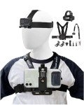 POV Phone Holder Chest Mount for Vlogging