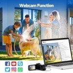 4K Vlogging Camcorder with 18X Zoom and Accessories
