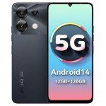 UMIDIGI G9 5G Android 14 Smartphone, Black