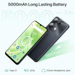 UMIDIGI G9 5G Android 14 Smartphone, Black