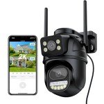 Reobiux 2K Dual Lens Outdoor Security Camera