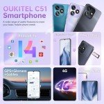 OUKITEL C51 Unlocked 6.8" HD Smartphone 18GB/128GB