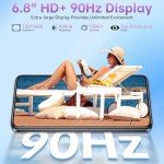 OUKITEL C51 Unlocked 6.8" HD Smartphone 18GB/128GB