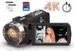 4K HD Video Camera with Night Vision & Zoom