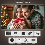4K 48MP Compact Vlog Camera with Dual Batteries