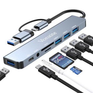 8-in-1 USB C Multiport Adapter Hub