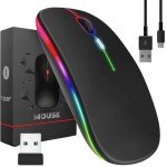 Rechargeable Bluetooth Wireless Gaming Mouse 800-1600 DPI