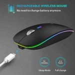 Rechargeable Bluetooth Wireless Gaming Mouse 800-1600 DPI