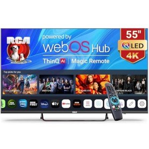 RCA 55-inch QLED 4K Smart TV with Voice Control
