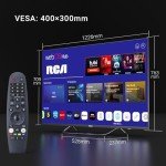 RCA 55-inch QLED 4K Smart TV with Voice Control