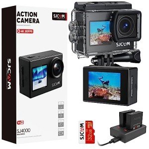 SJCAM SJ4000 4K Action Camera Bundle with Accessories