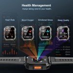 Blackview Military Smart Watch for Outdoor Fitness