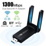 High-Speed Dual Band WiFi Adapter USB 3.0