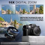 4K Vlogging Camera with 48MP & WiFi