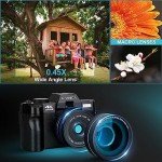 4K Vlogging Camera with 48MP & WiFi
