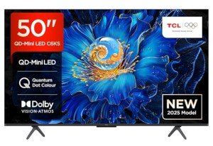 TCL 50C6KS-UK 50" 4K HDR Mini LED TV