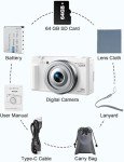 4K 72MP Autofocus Camera with 18X Zoom