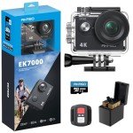 AKASO EK7000 4K Action Camera with 128GB Card