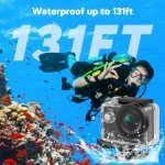 AKASO EK7000 4K Action Camera with 128GB Card