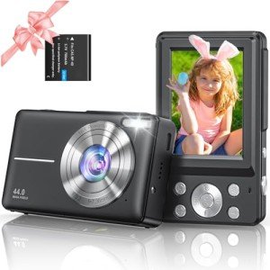 44MP 1080P FHD Compact Camera for Vlogging