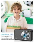 44MP 1080P FHD Compact Camera for Vlogging