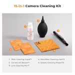 K&F Concept 15-in-1 Camera Lens Cleaning Kit