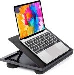 HUANUO Adjustable Laptop Lap Desk with Cushion