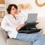 HUANUO Adjustable Laptop Lap Desk with Cushion