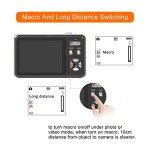 Andoer 4K Compact Digital Camera with 32GB Card